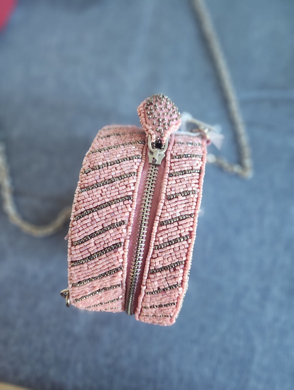 New Pink Beaded Maryland Crab Crossbody Bag Viral Rare Bag - Picture 3 of 7
